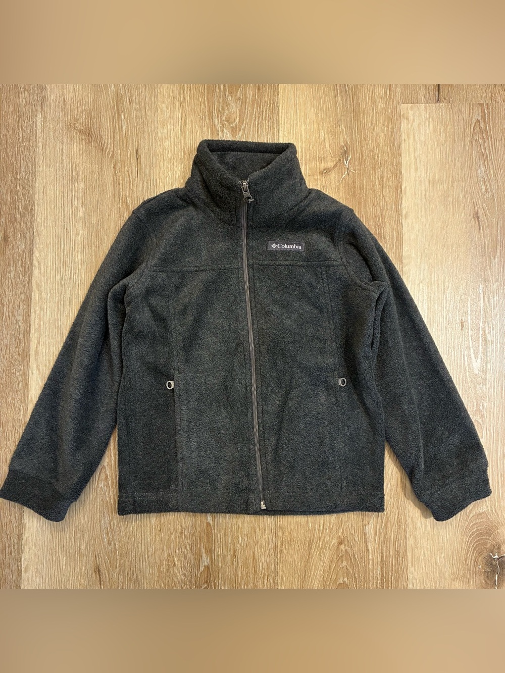 Columbia Boys' Steens Mountain II Kids Fleece Jacket Dark Gray Size XS 6-7 Years